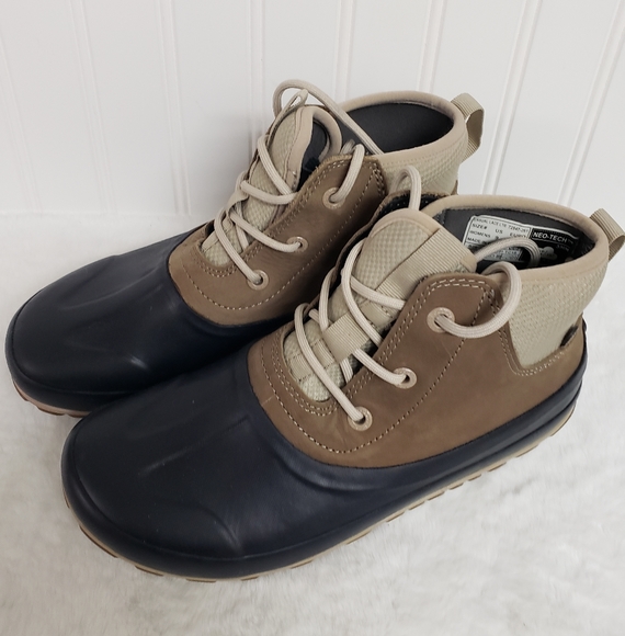 BOGS Women's Classic Winter Short Leather Waterproof Lace Up Boots Tan Size 9 - Picture 3 of 9